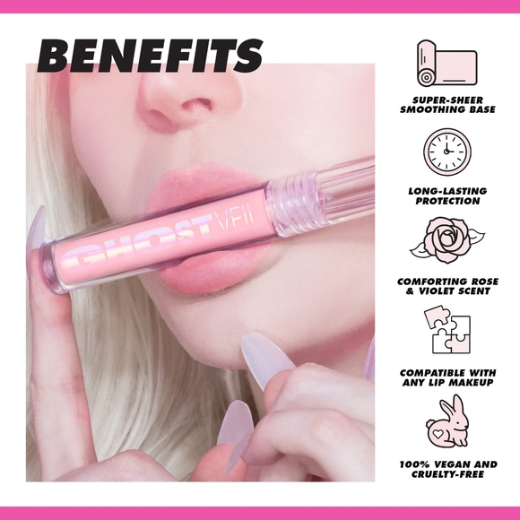 Lime Crime - Ghost Veil Lip Primer, Translucent Sheer Pink - Picture 8 of 9